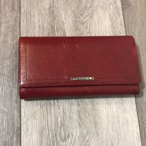 Fossil Red Leather Wallet